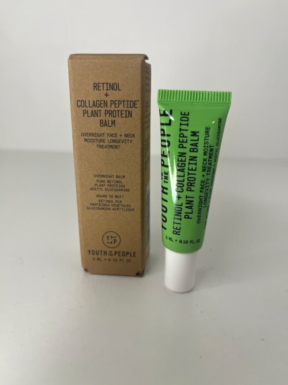 Youth to the People Retinol + Collagen Peptide Balm TRAVEL SIZE .16 oz./5 ml NIB